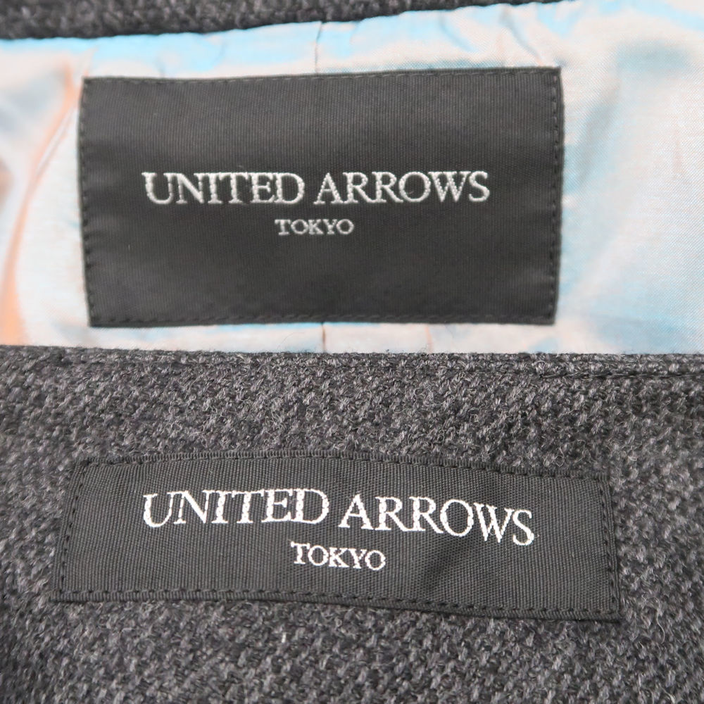 UNITED ARROWS ユナイテッドアローズ スーツ ジャケット36 S スカート38 M ウール 他 スカート 総裏 レディース AM5383A32_画像4