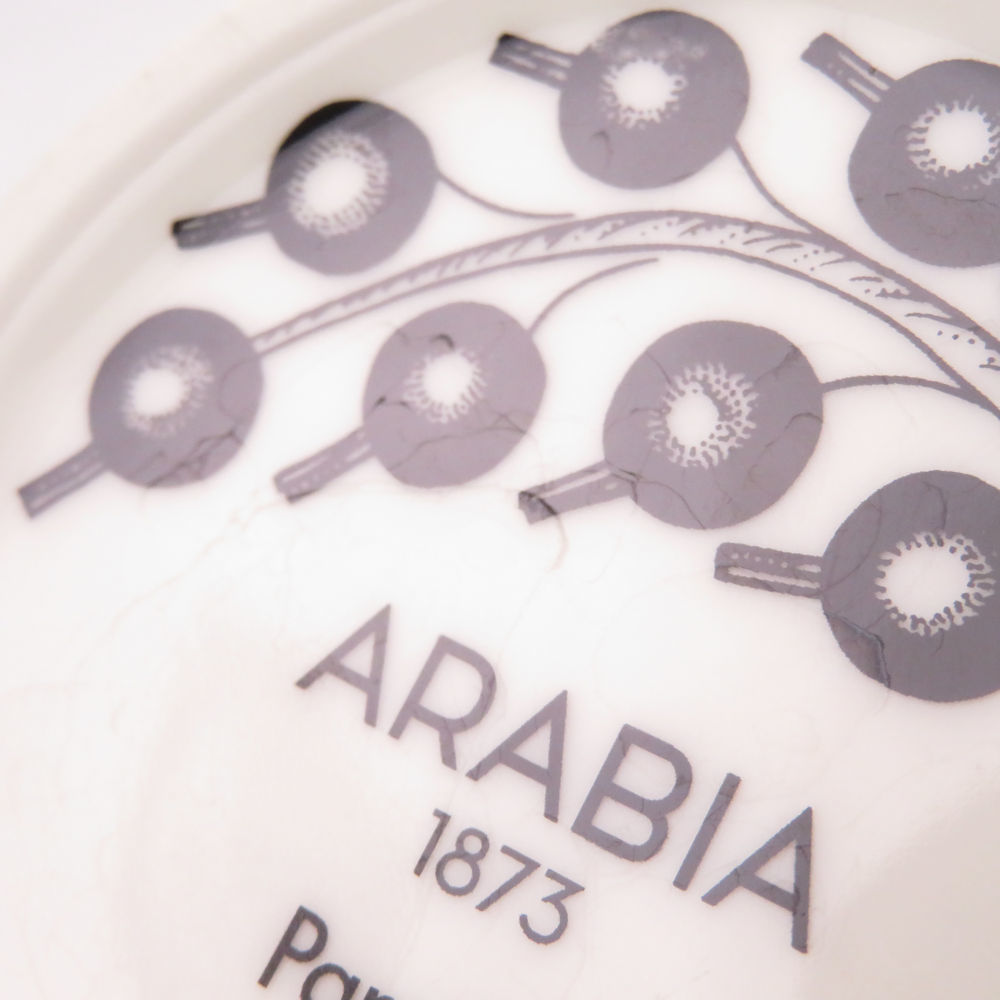 ARABIA アラビア パラティッシ ブラック マグカップ 2点 ペア コップ カップ 北欧 SM1683E_画像8