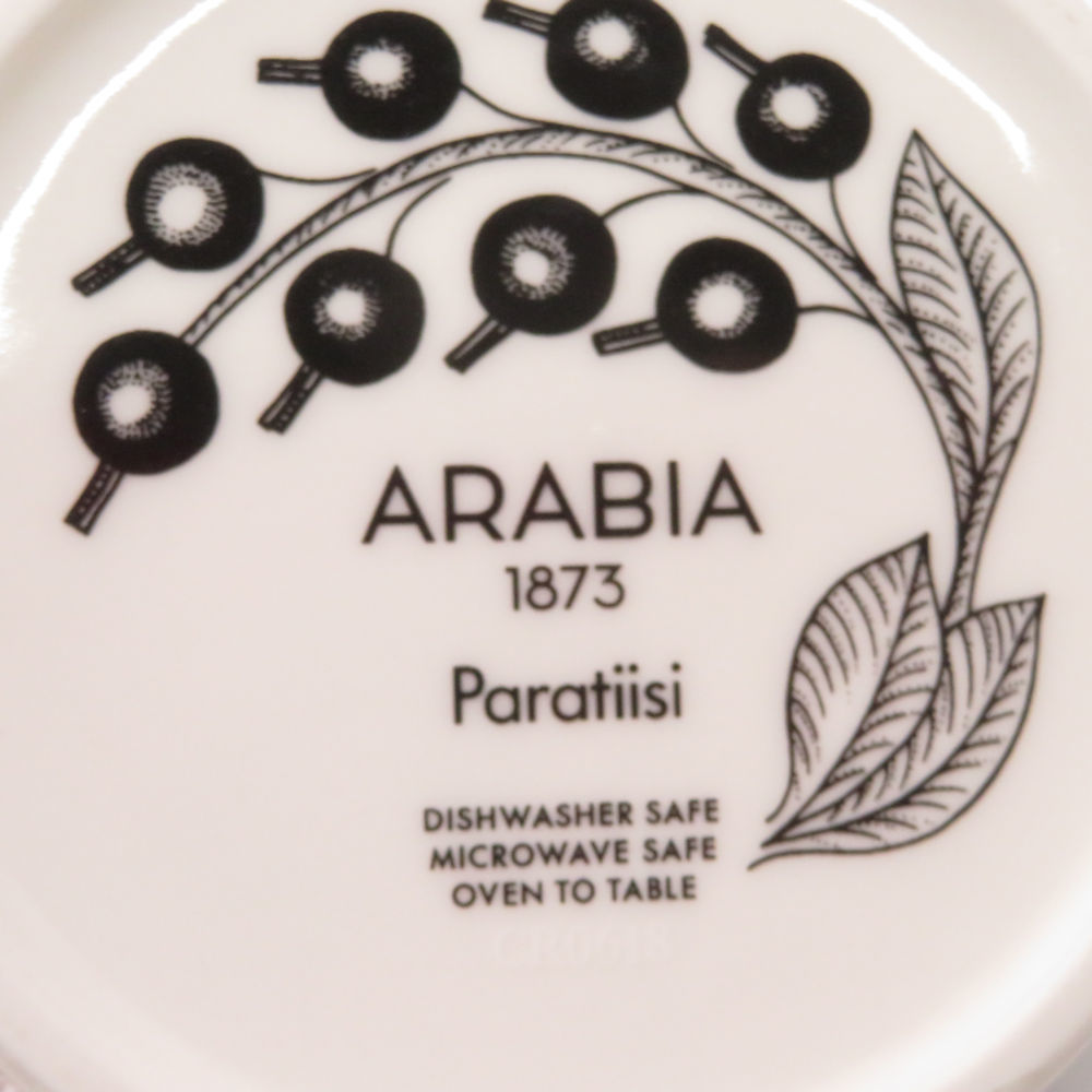 美品 ARABIA アラビア パラティッシ カラー マグカップ 2点 ペア ティー コップ カップ 北欧 SM1684E_画像3