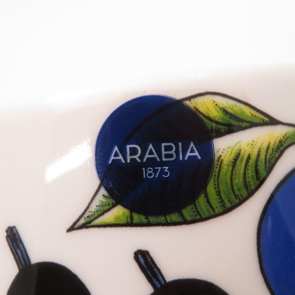美品 ARABIA アラビア パラティッシ カラー マグカップ 2点 ペア ティー コップ カップ 北欧 SM1684E_画像7