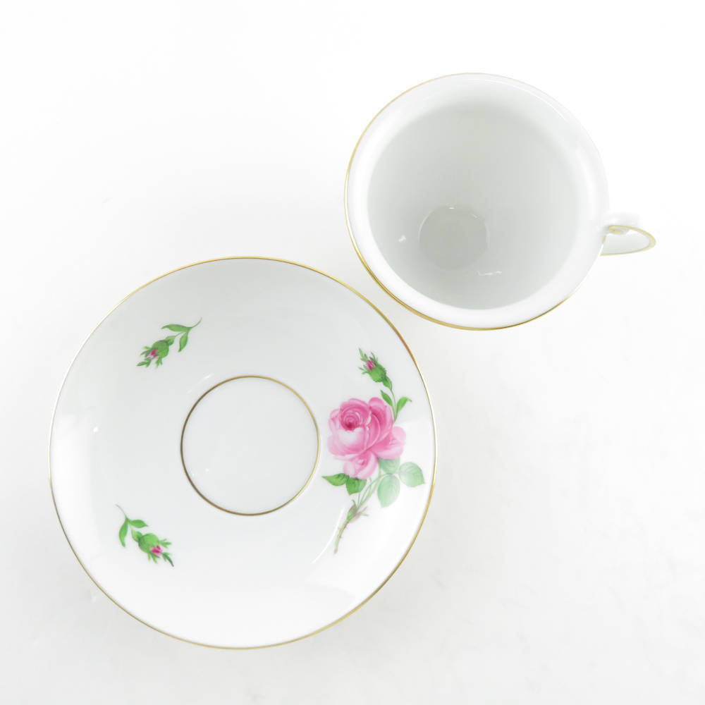 Yahoo!オークション - 美品 MEISSEN マイセン ピンクローズ Yahoo!オークション - 美品 MEISSEN マイセン ピンクローズ