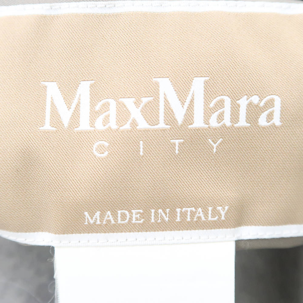 美品 MaxMara CITY マックスマーラ リバーシブル コート 44 L カシミヤ100％ ポリエステル100％ レディース AM5475W_画像3