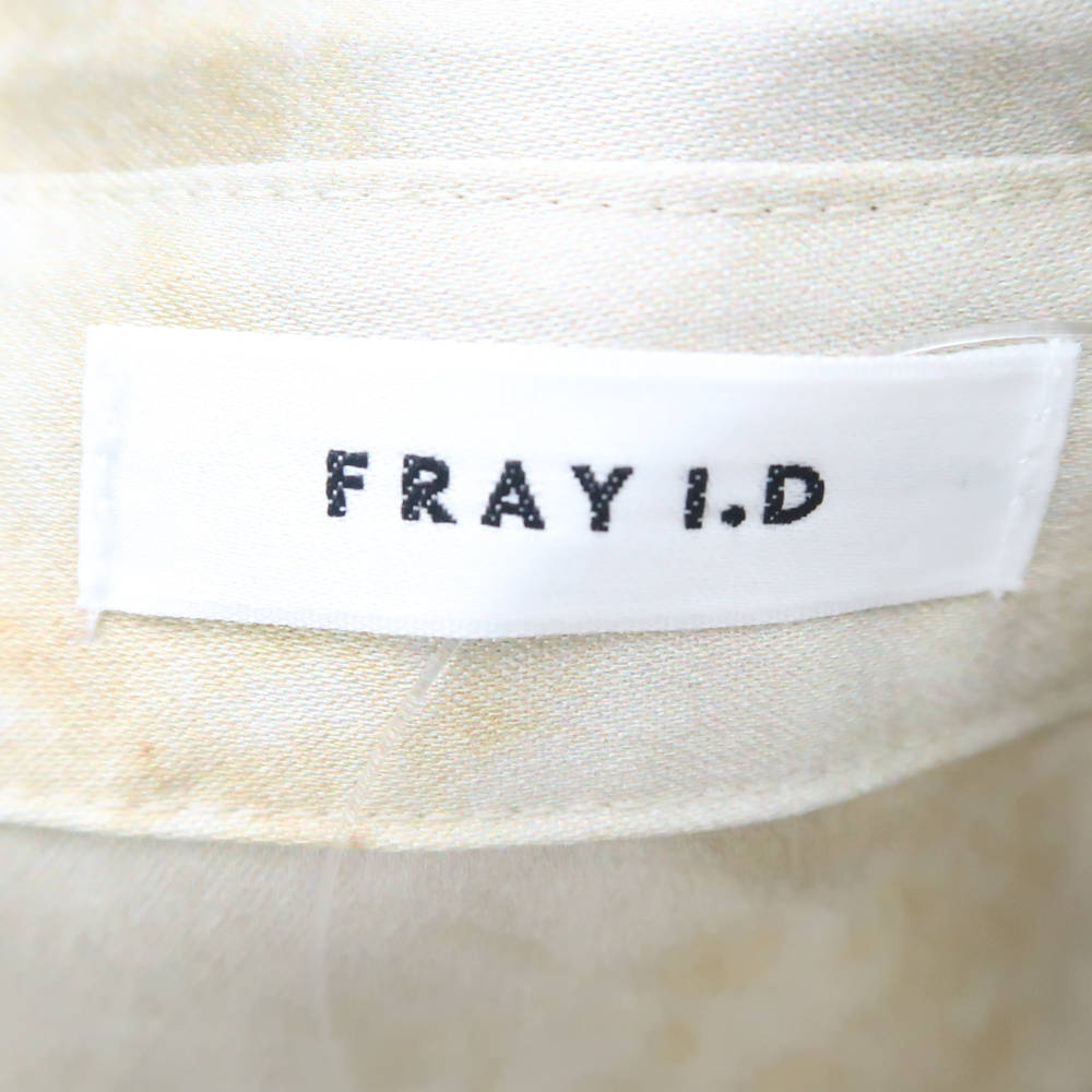 未使用 FRAY I.D フレイアイディー FWFB205016 ビッグカラーサテンシャツ 0 S ポリエステル100％ ブラウス レディース AM5506A75_画像3