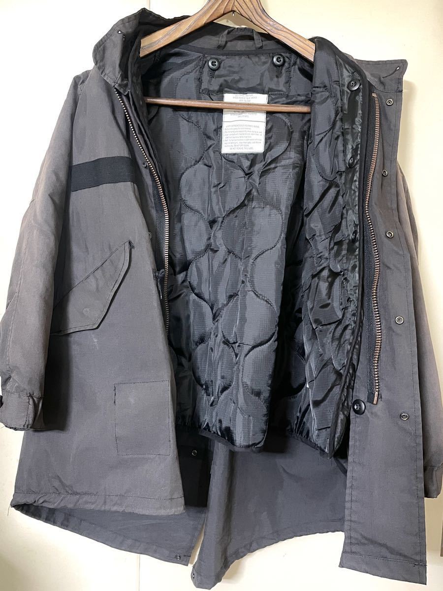 M-65 поле пальто XX-SMALL жакет рыба tail б/у б/у одежда USED ECW YMCLKY копия чёрный черный moz милитари 