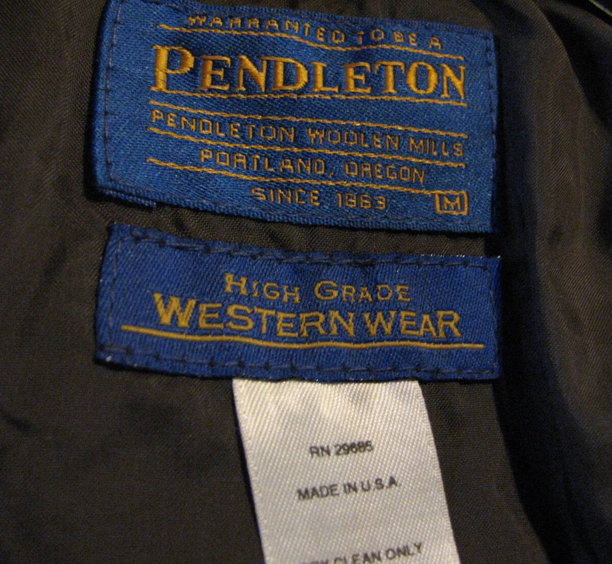 「未使用品」PENDLETON　デットスットク　ウールジャケット　サイズ　_画像4