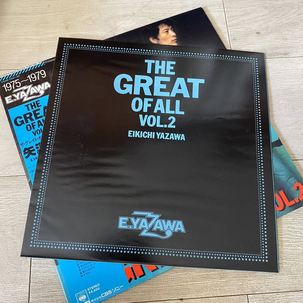 LP 2枚組 矢沢永吉 帯付 1975〜1979 THE GREAT OF ALL VOL.2 ベストアルバム E.YAZAWA 全曲リミックスの画像5