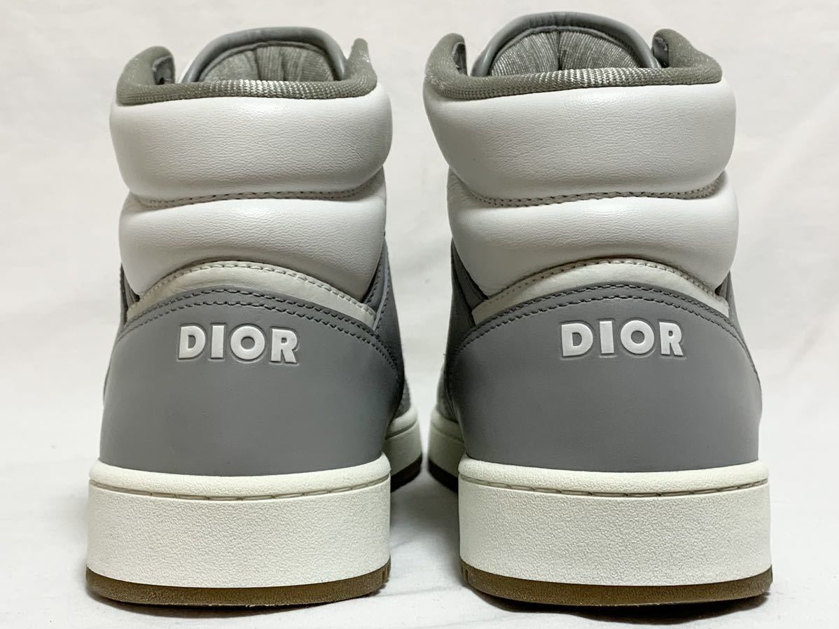 希少 超美品 ディオール オム Dior HOMME トロター トロッター B27 レザー ハイカット スニーカー 42 26.5～27cm前後 メンズ シューズ 靴_画像5