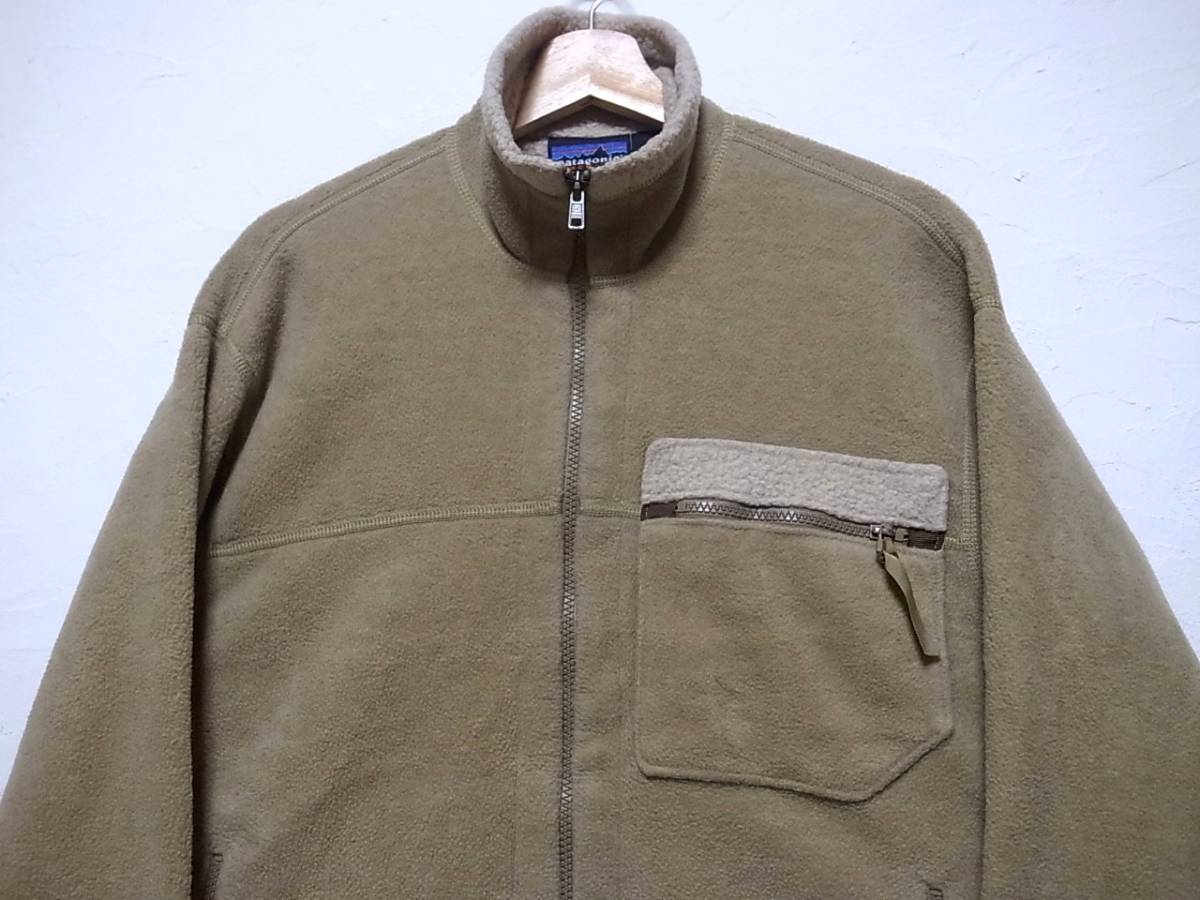 2001年製 Patagonia パタゴニア シンチラカーディガン パイル ジャケット USA製 /ビンテージ70s80s90s レトロX グリセード シンプルシャツ_画像1