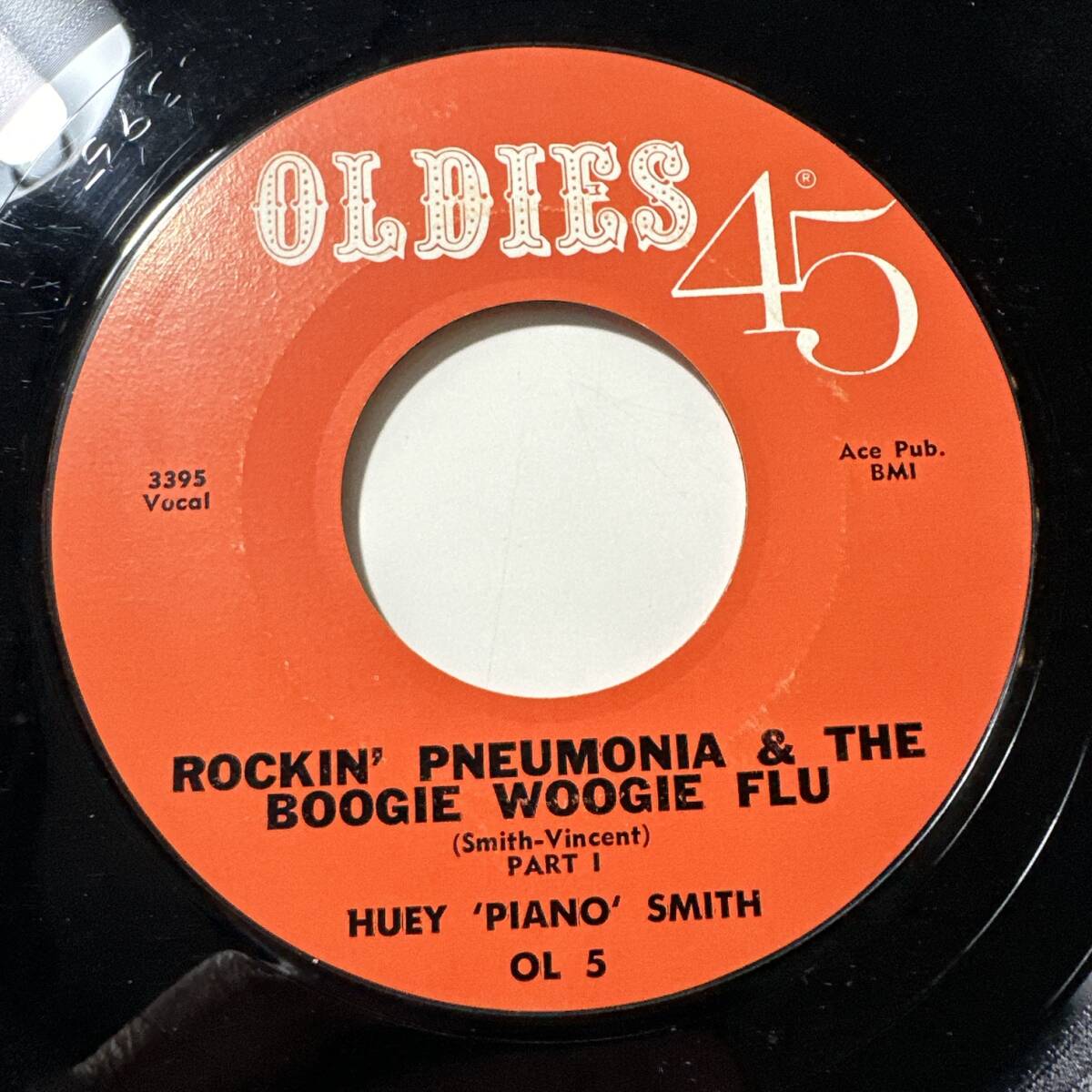 Huey Smith And The Clowns - Rocking Pneumonia And The Boogie Woogie Flu ☆US Re 7″☆パート2はインストのバージョンの画像1