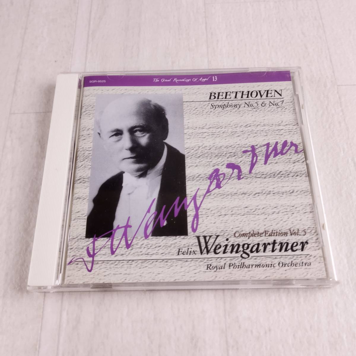 1MC11 CD フェリックス・ワインガルトナー ワインガルトナー大全集 第5集 ベートーヴェン 交響曲第5番の画像1