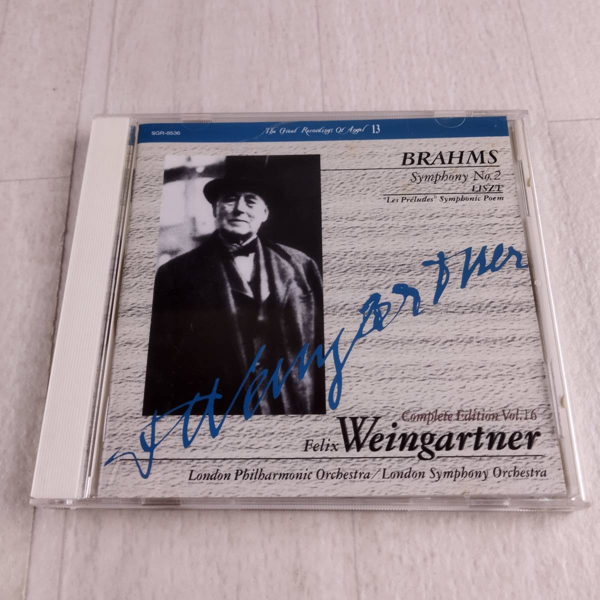 1MC11 CD フェリックス・ワインガルトナー ワインガルトナー大全集 第16集 ブラームス 交響曲第2番_画像1