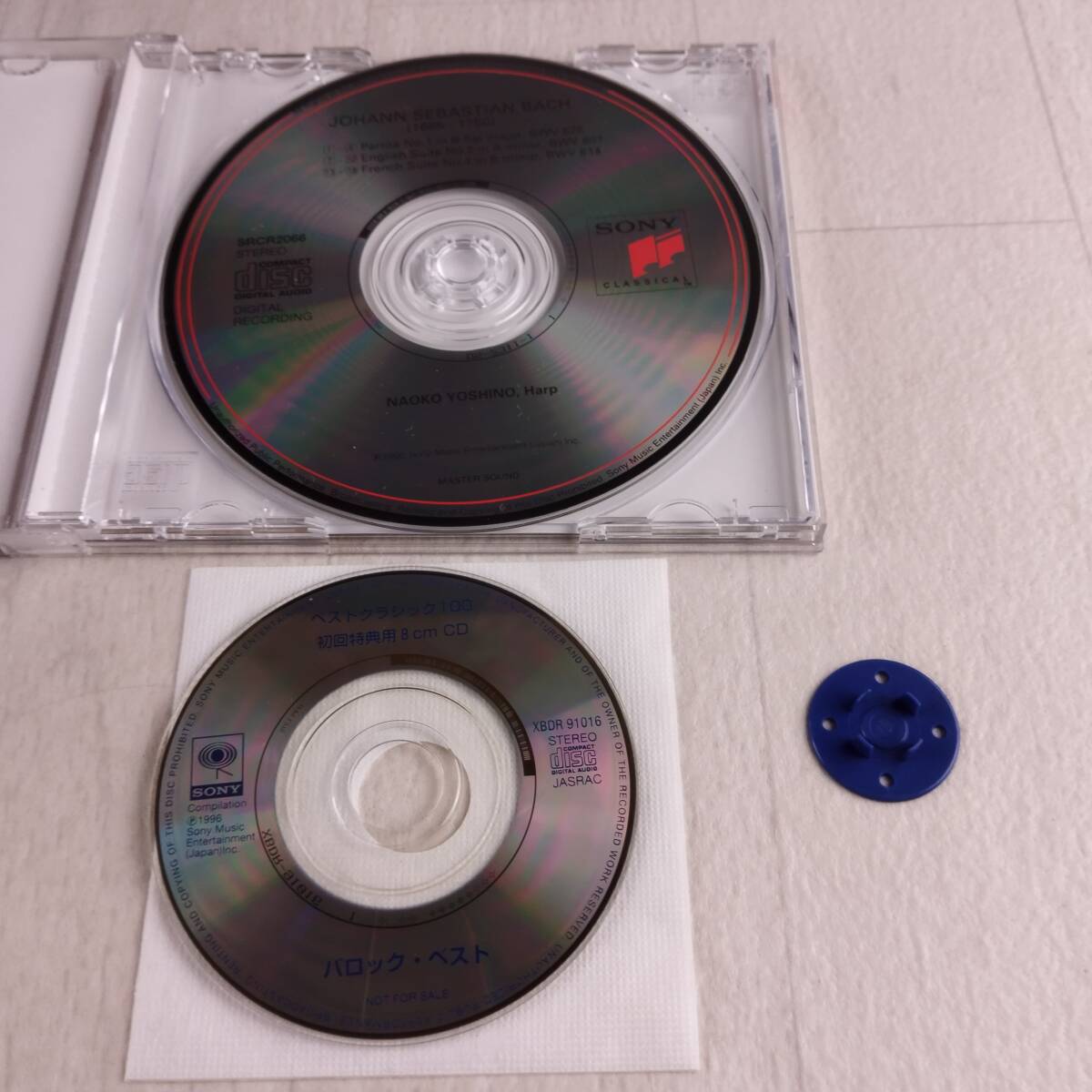 1MC11 CD 吉野直子 ハープ バッハ パルティータ第1番_画像4
