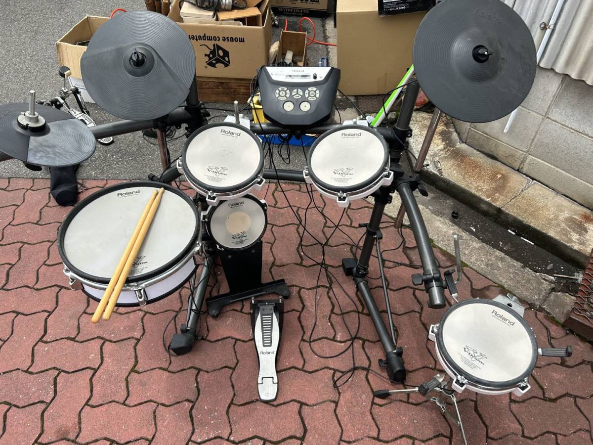 A◆Roland ローランド◆電子ドラム V-Drums モジュール TD-6V スネア/タム PD-85 PD-125 シンバル CY-12R/C CY-8 ペダル FD-8 バス KD-85