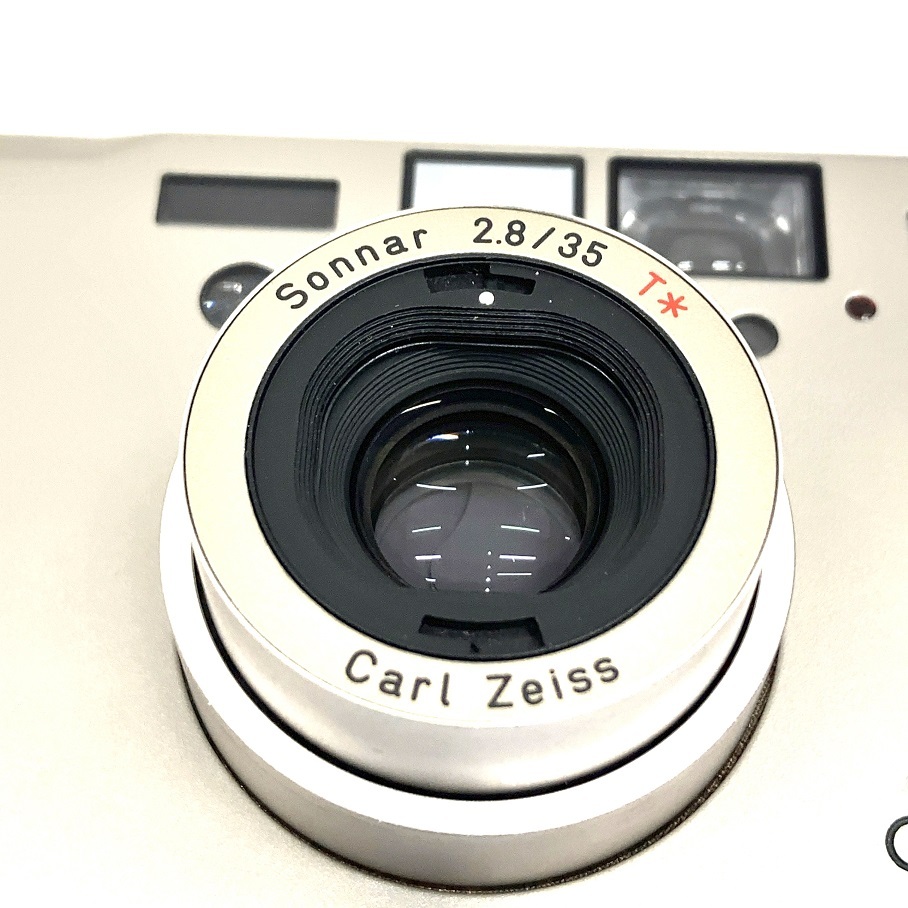 CONTAX コンタックス T3 コンパクト フィルムカメラ シャッター フラッシュOK 元箱 ケース ストラップ 取説 保証書付き_画像6