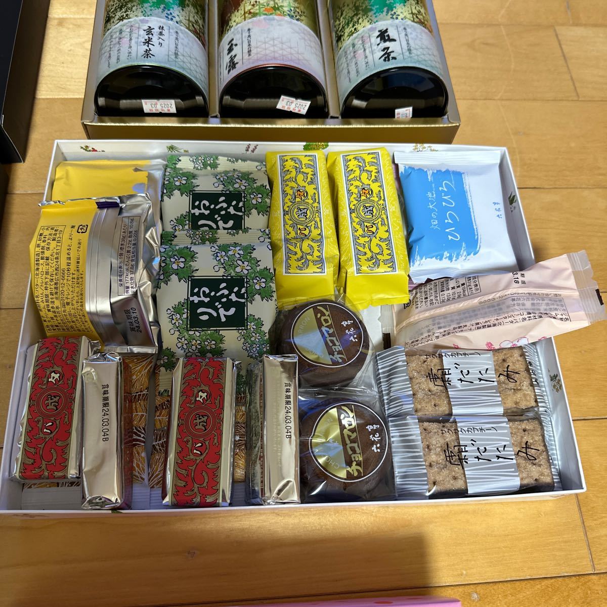 六花亭　一力　壺屋　銀座花のれん　栗原園　お茶_画像2