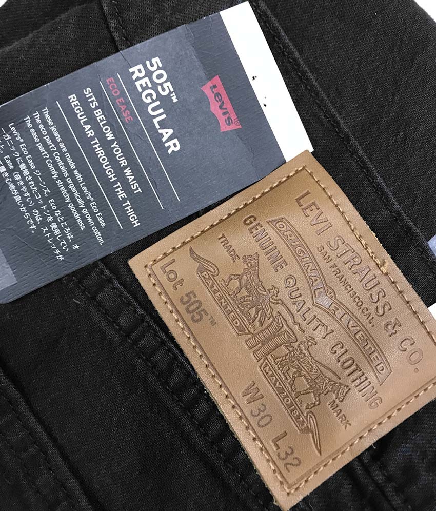 新品タグ付き13200円を■Levi's リーバイス/505 REGULAR FIT レギュラー フィット Wash Black 00505-2361/30■在庫限り■_画像7