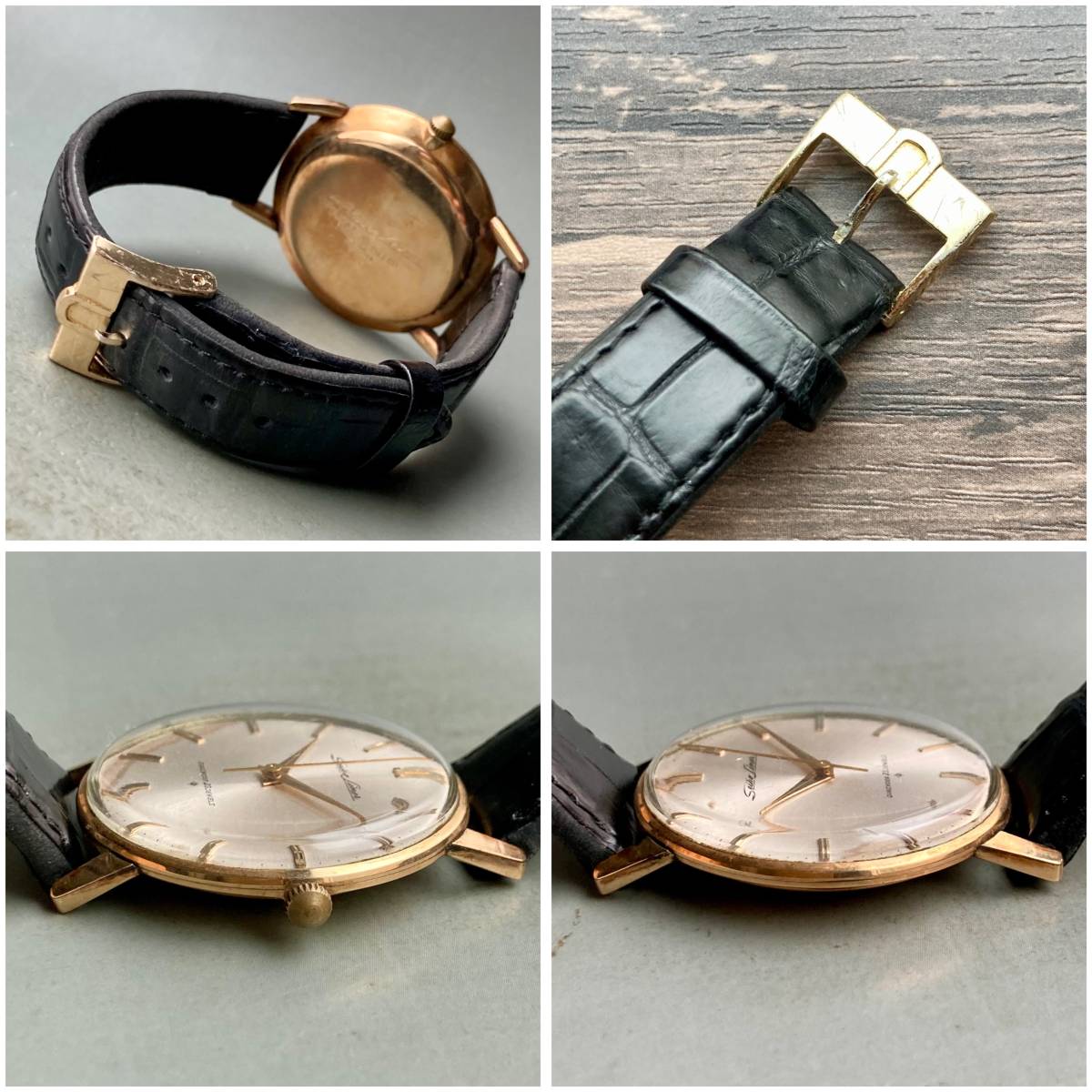 【動作品】セイコー ライナー アンティーク 腕時計 1962年 手巻き メンズ SEIKO Liner ケース径36㎜ ビンテージ ウォッチ 男性  レトロ