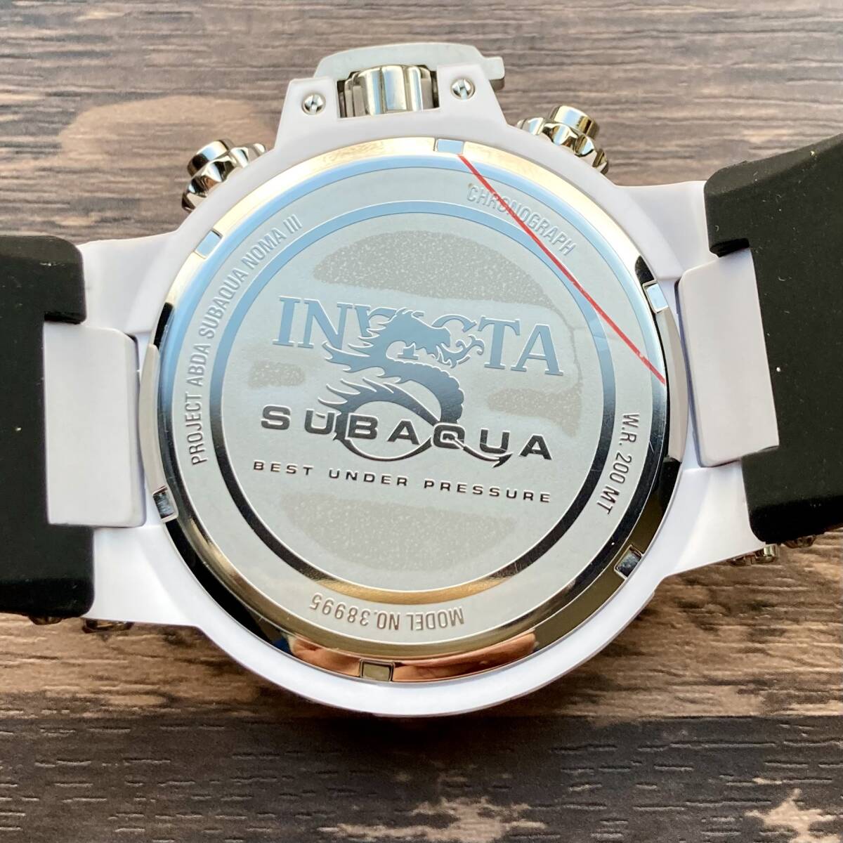 【新品】インビクタ サブアクア 腕時計 メンズ クォーツ クロノグラフ デイト INVICTA SUBAQUA ケース径47㎜ 男性 ウォッチの画像9