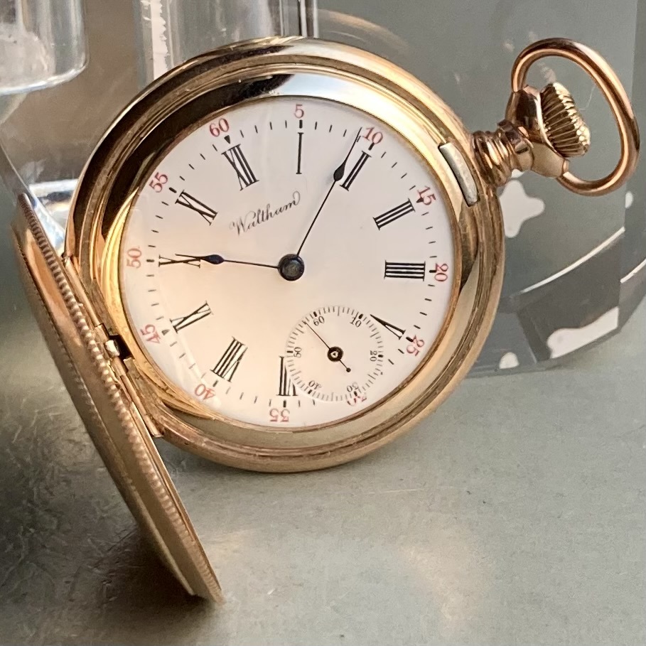 美品・動作品】ウォルサム WALTHAM アンティーク 懐中時計 手 美品・動作品】ウォルサム WALTHAM アンティーク 懐中時計 手