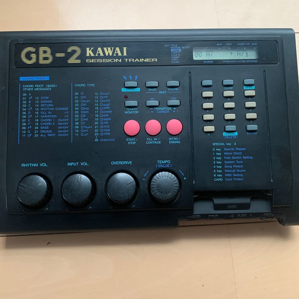 KAWAI GB-2 session Trainer リズムマシン ジャンク品_画像1