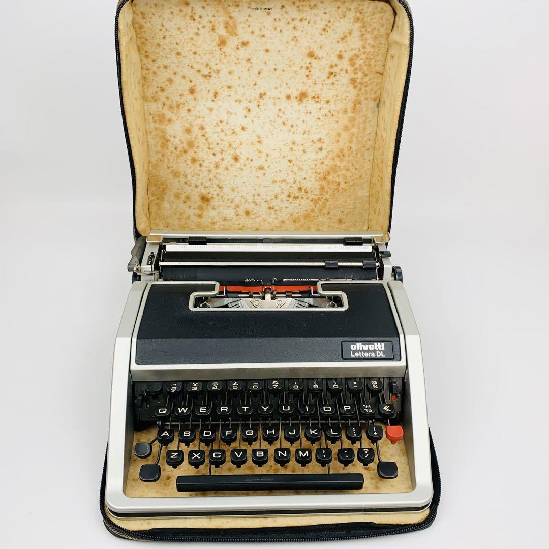 完動品 Olivetti オリベッティ タイプライター Lettera DL_画像10