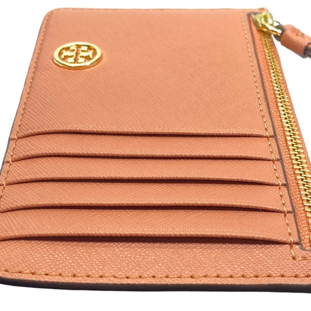 TORY BURCH トリーバーチ TO3480DW00314 フラグメントケース コインケース カードケース 名刺入れ ロゴ レザーブラウン系_画像6