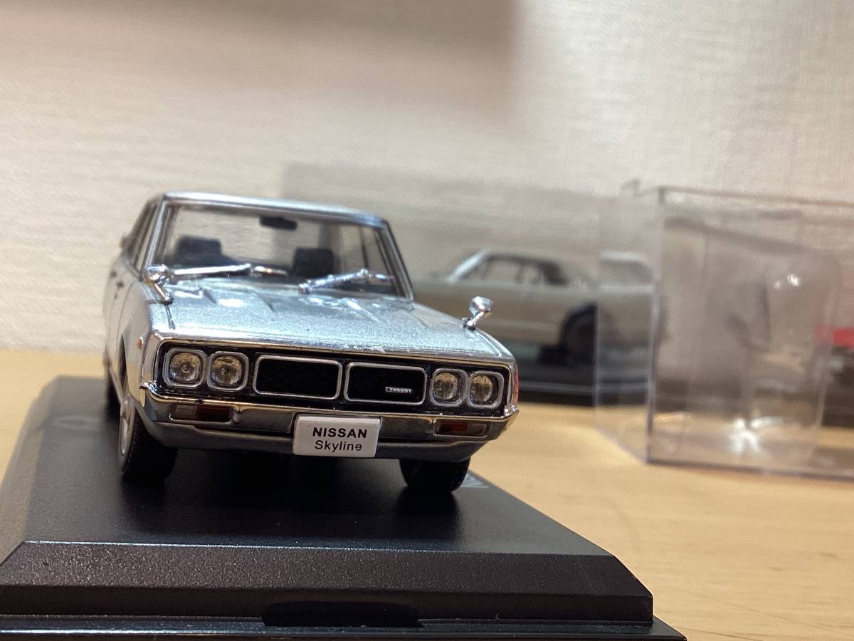 国産名車　コレクション 1/43 日産　スカイライン　2000GT 　1972 ケンメリ　4ドア 定形外350円　_画像9