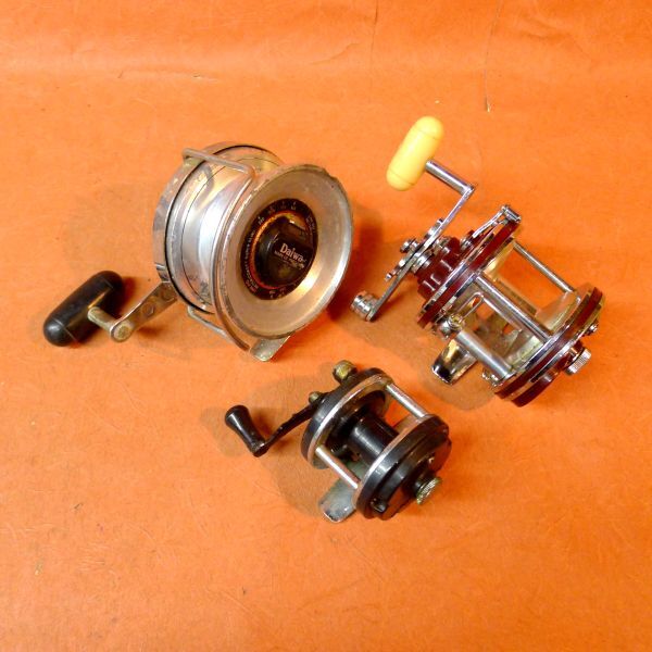 b272 釣り具 リール 6点 DAIWA CORONET 10/Sea-line No.24/SPOTLINE4000等 ジャンク/100_画像2