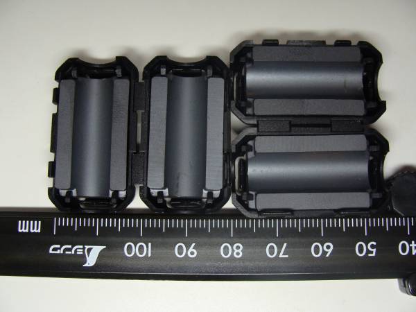 フェライトコアヒンジ式 5D用 内径9mm 50個セット 送料520円～の画像3