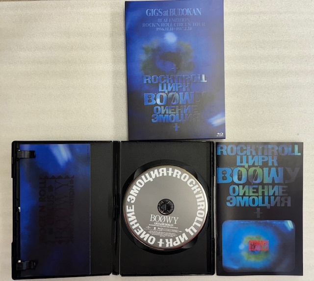 BOOWY 「GIGS at BUDOKAN Blu-ray」「LAST GIGS DVD」セット 氷室京介 布袋寅泰_画像3