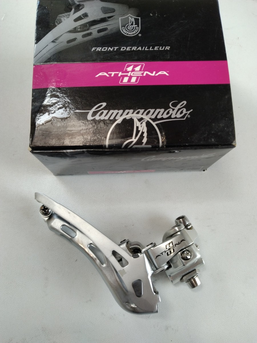 カンパニョーロcampagnolo アテナATHENA フロントディレイラー／シルバー_画像1