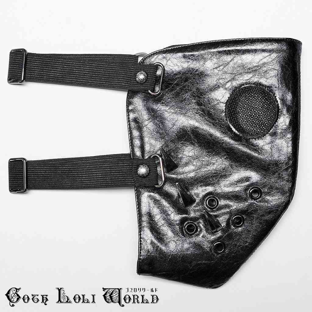 WS-526-F horror manner face leather face mask Gothic and Lolita world gothic bread clock roli.ta visual series V series 