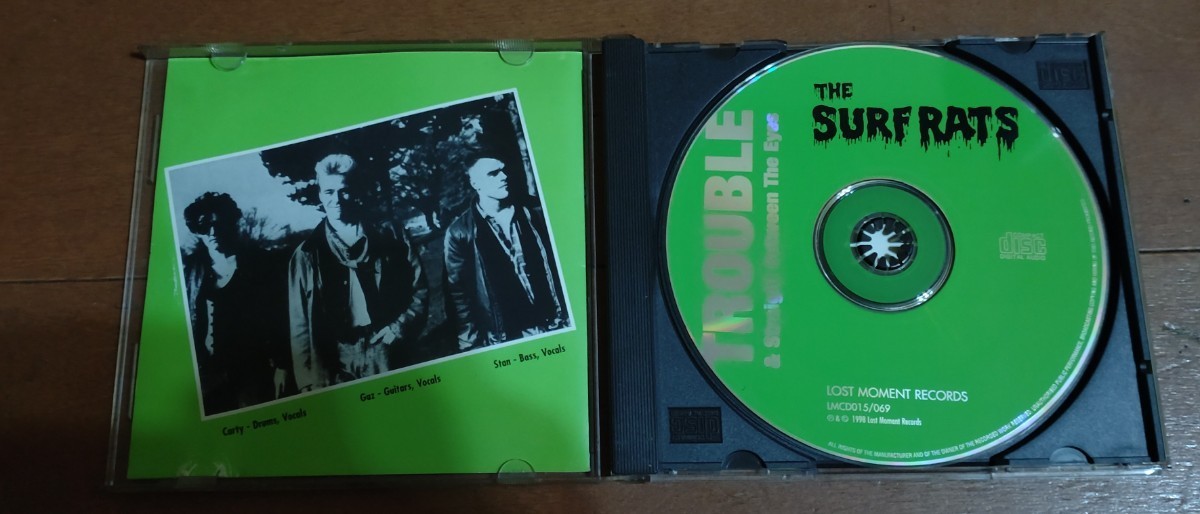 傑作 CD 1st+2ndセット盤 サーフラッツ SURF RATS TROUBLE & STRAIGHT BETWEEN THE EYES サイコビリー ロカビリー メテオス バットモービル