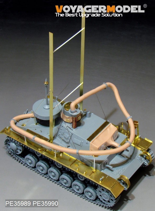 ボイジャーモデル PE35989 1/35 WWII ドイツ III号潜水戦車F型 アシカ作戦 ベーシック (ドラゴン 6877/6717用)_画像5