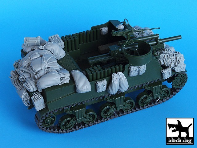 ブラックドッグ T35022 1/35 イギリス M7プリースト自走砲 アクセサリーセット_画像3