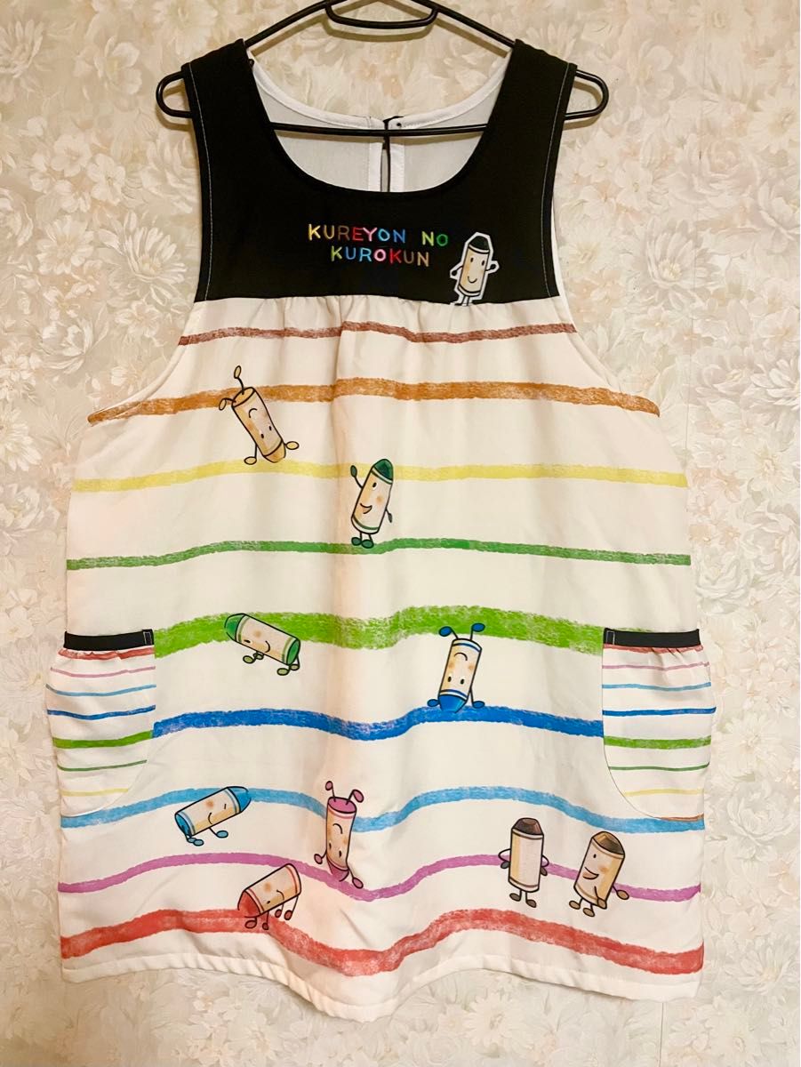 保育士 学研 くれよんのくろくん エプロン|Yahoo!フリマ(旧 保育士 学研 くれよんのくろくん エプロン|Yahoo!フリマ(旧