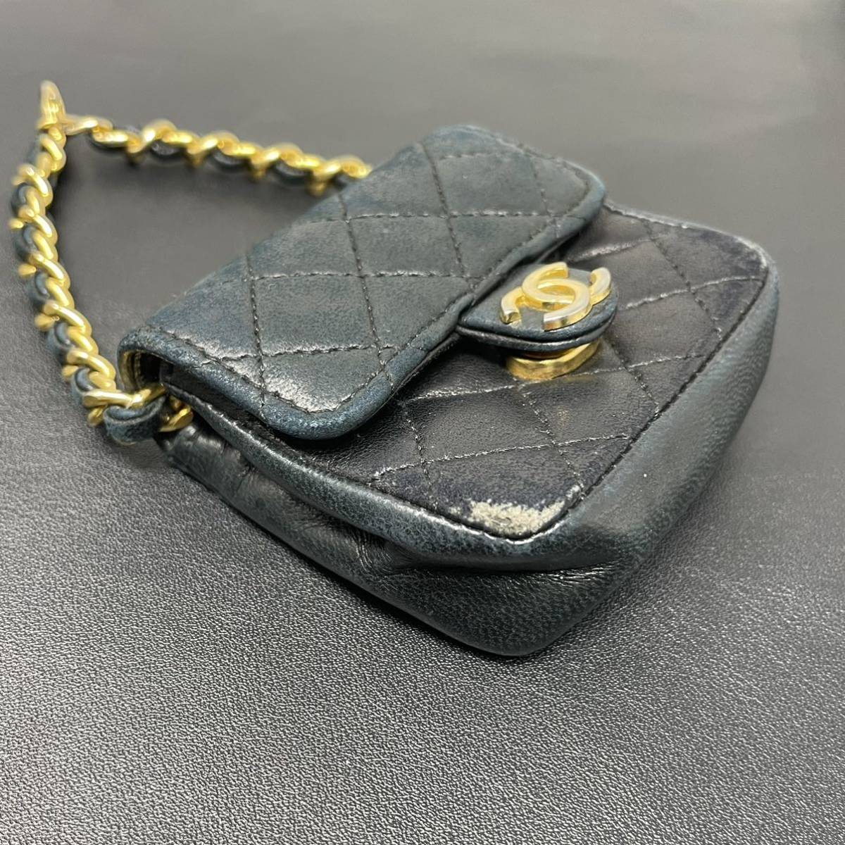 CHANEL シャネル チャーム バッグ　チャーム ミニマトラッセ ココマーク 正規品 CH12B49_画像2