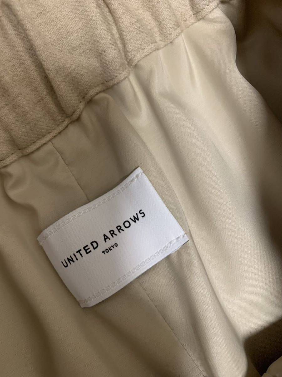 ★UNITED ARROWS★UWSC イージーパンツ　ウールワイドパンツ美品1.8万 plage IENA_画像8