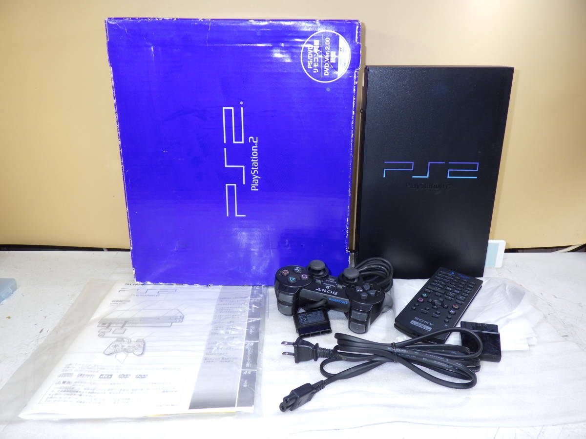 SONY ソニー PS2 PlayStation プレイステーション SCPH-18000 セット 動作確認済み#RH114_画像1