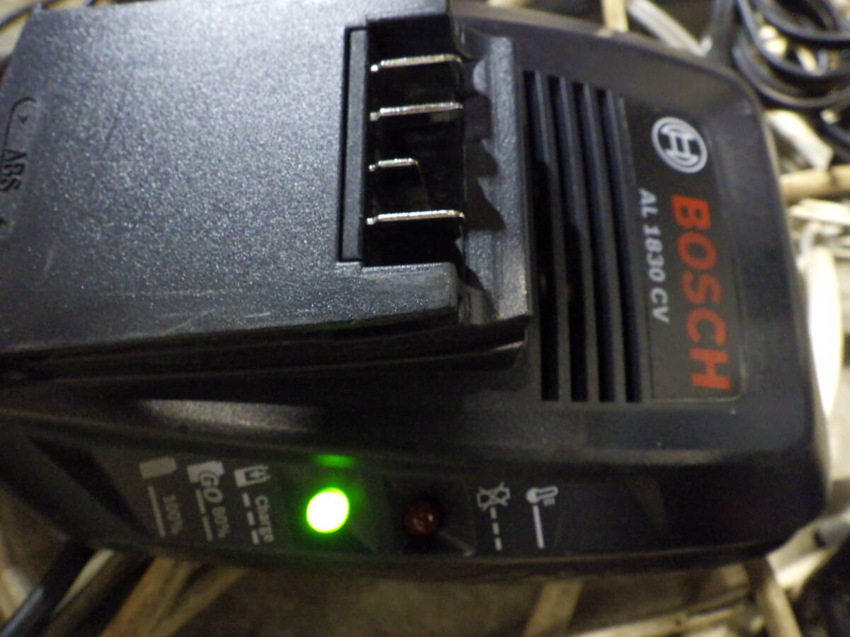 BOSCH ボッシュ インパクトドライバー PDR18LI 用 純正 Bosch(ボッシュ) DIY 充電器 AL 1830CV 美品 動作確認済み#RH250_画像9