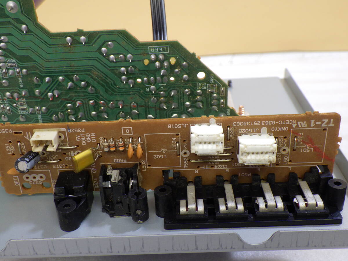 ONKYO オンキョー FR-7GX システムコンポ から取外した 純正 NCETC-8363 TZ-1 マザーボード 基板 動作確認済み#BB0251の画像4
