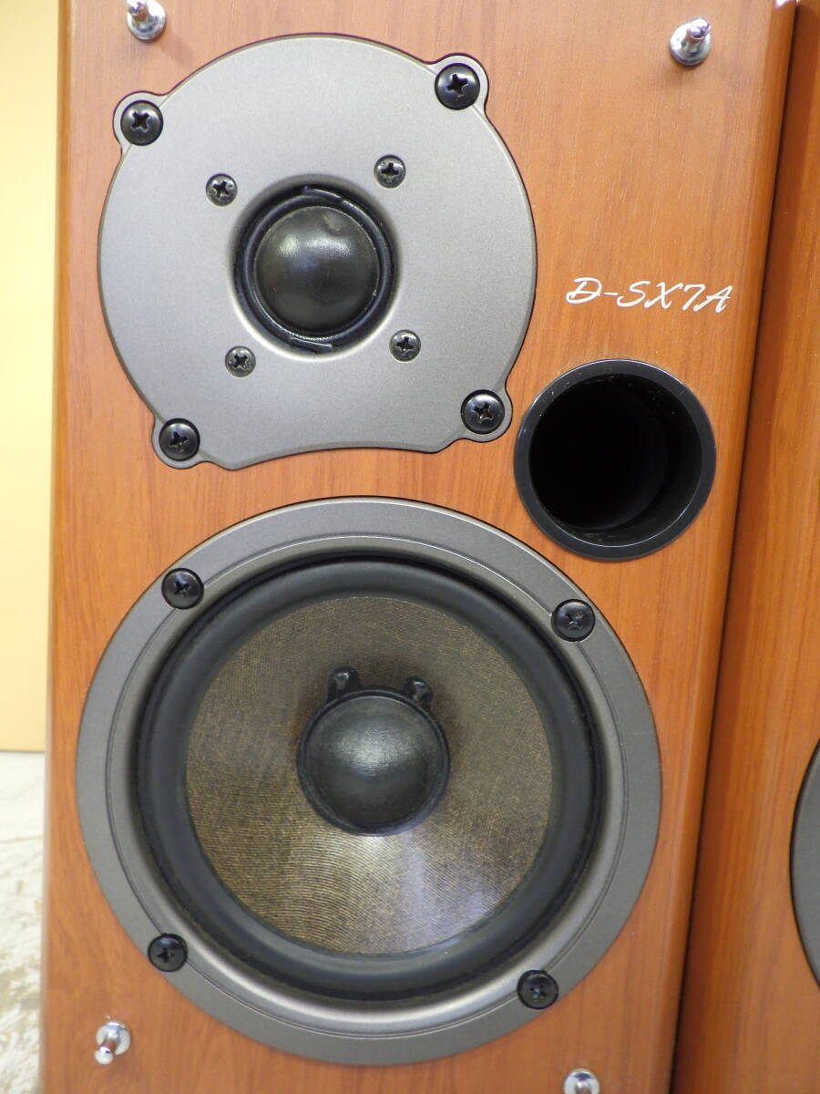 ONKYO オンキョー 2WAY スピーカーペア D-SX7A ケーブル付き 動作確認済み#BB025の画像2