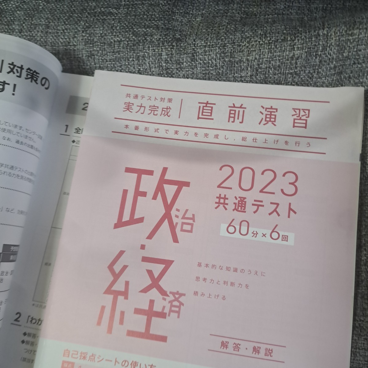 直前演習政治・経済2023共通テスト_画像3