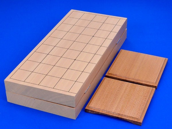  shogi record new katsura tree 10 number . shogi record ( piece pcs attaching ) shogi record size 32cm×35cm× thickness approximately 3cm