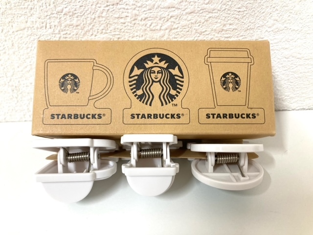 新品　スターバックス　クリップ 　3個セット　2020　福袋 　STARBUCKS　COFFEE　スタバ_画像2