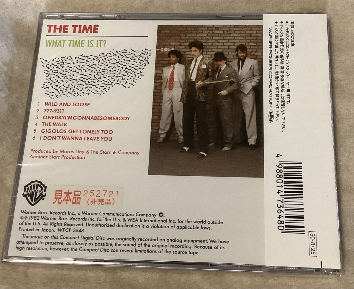 プリンス　PRINCE ザ・タイム　THE TIME 見本盤　未開封品　WPCP-3648 中古CD_画像2