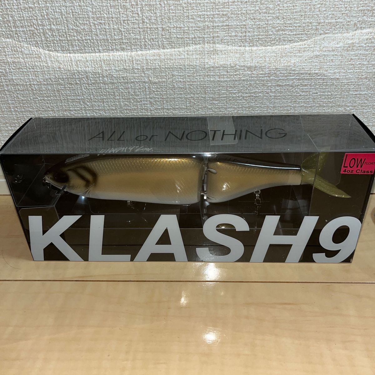 DRT クラッシュ9 KLASH9 スイムベイトアンダーグラウンド　ジュブナイルシャイナー　新品未使用　※値引き不可