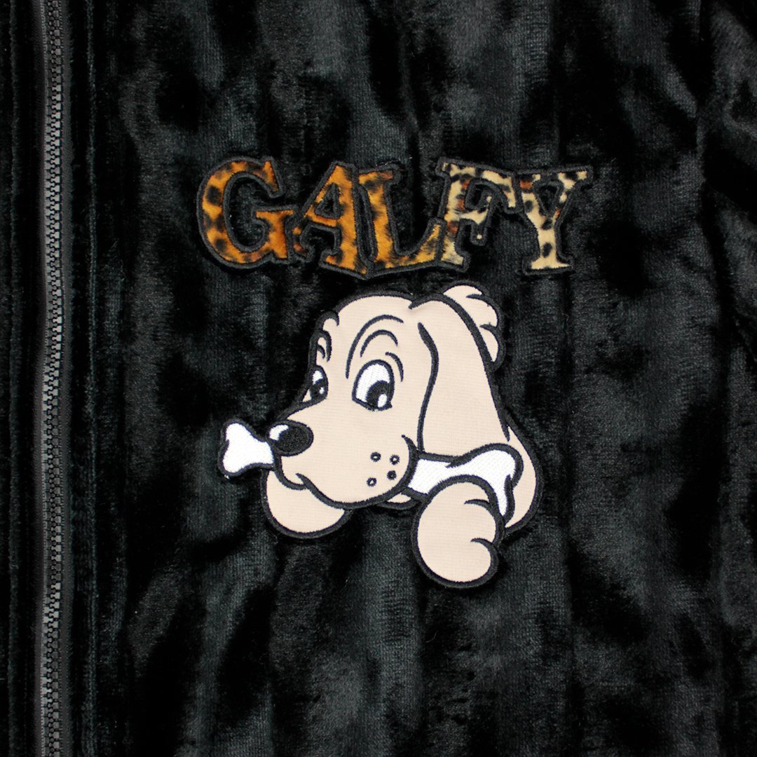 GALFY ガルフィー 133025 いにしえチンピラブルゾン「ガルフィー」ベルボア 中綿ジャケット ブラック L(中型犬) 新品_画像4