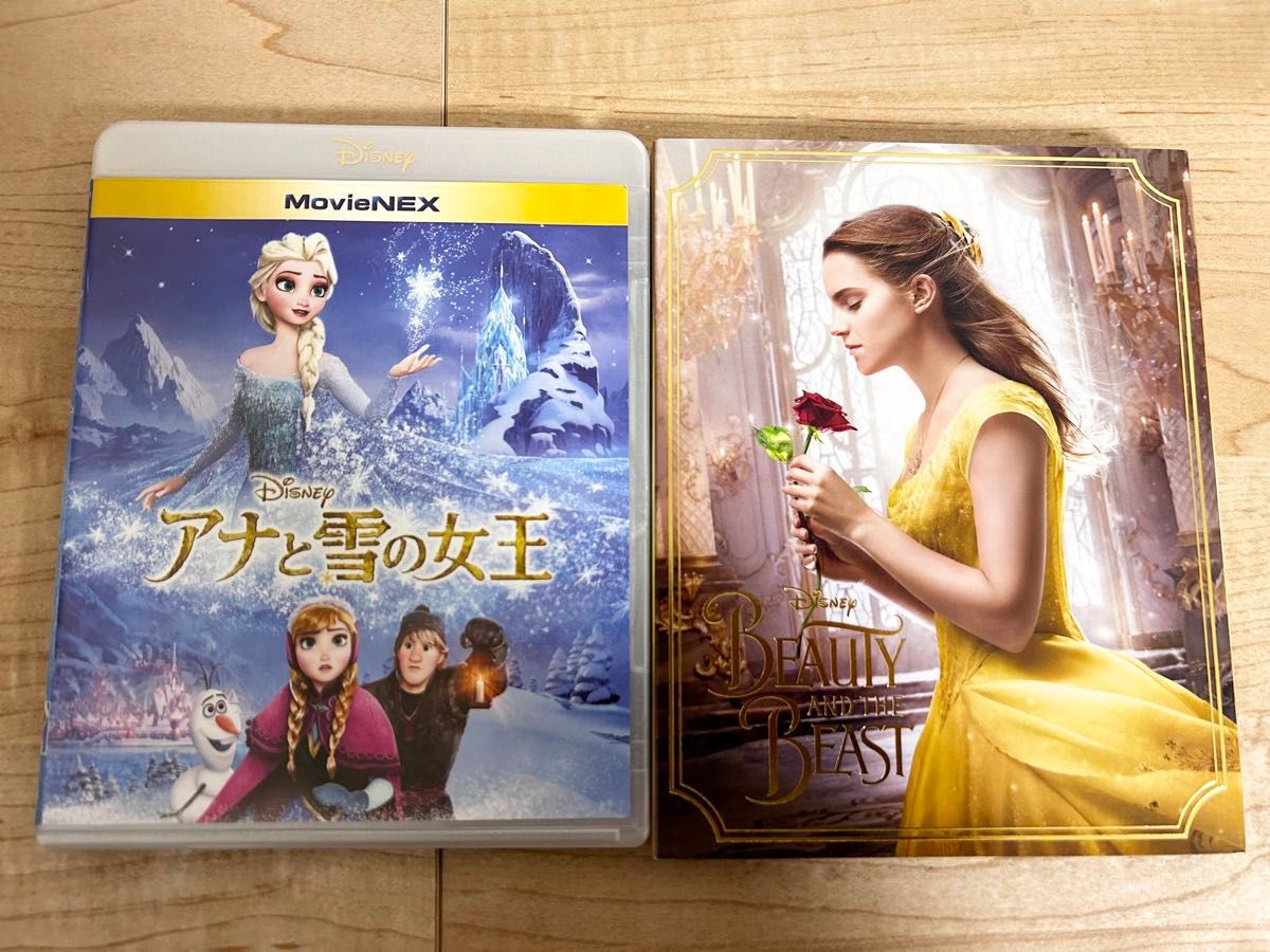 最終価格！アナ雪、美女と野獣(実写) DVDセット