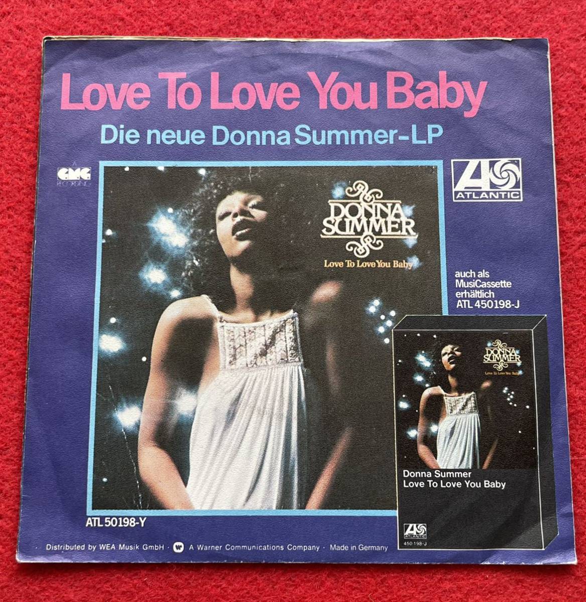 EP盤Donna Summer Love To Love You Baby 7inch盤 その他にもプロモーション盤 レア盤 人気レコード 多数出品。_画像2